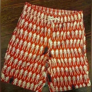 Star Wars Swim Trunks Boys Size Medium The Clone War Swimsuit Shorts Swimwear